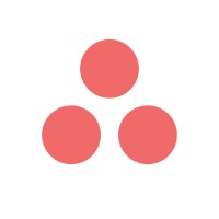 Asana collaboration software logo.