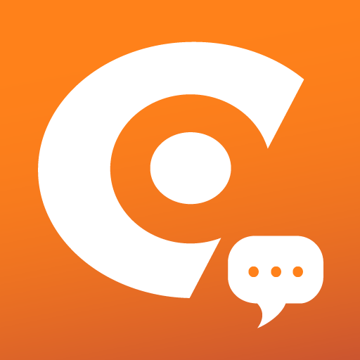 Callcentric logo on an orange background.