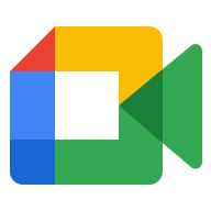 Google Meet logo.