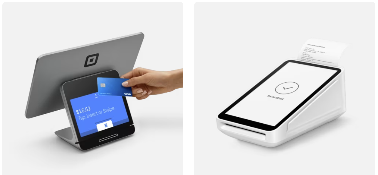 Square Register and Square Terminal